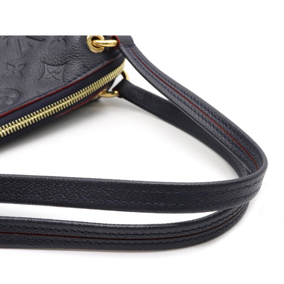 Louis Vuitton Monogram Empreinte Ponthieu PM Shoulder Bag Marine Rouge - Picture 4 of 8